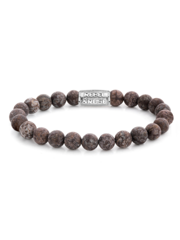 Rebel & Rose Armband Matt Brown Sugar RR-80031-S-M Herren