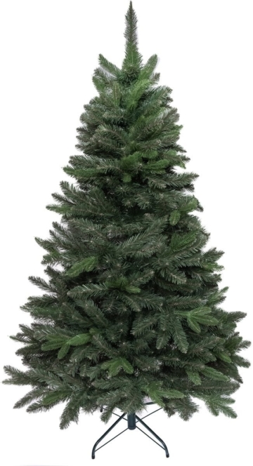 PristinePine Full Artificial Christmas Tree 180 cm - Robuster Weihnachtsbaum - Metallsockel - Schnell aufgestellt