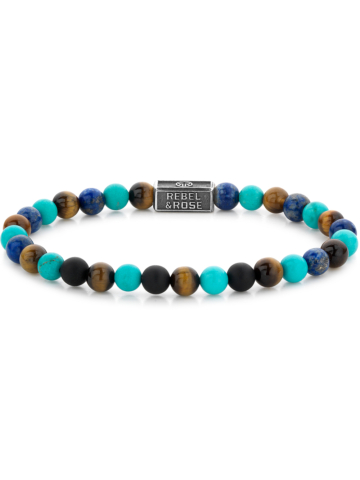 Rebel & Rose Armband Mix Turquoise 925 RR-6S006-S-S Damen
