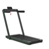 2 in 1 faltbares elektrisches Laufband Dual LED Display Oberfläche 40x100cm Bluetooth Lautsprecher Grün