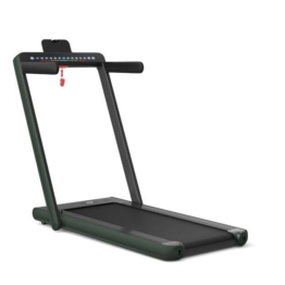 2 in 1 faltbares elektrisches Laufband Dual LED Display Oberfläche 40x100cm Bluetooth Lautsprecher Grün