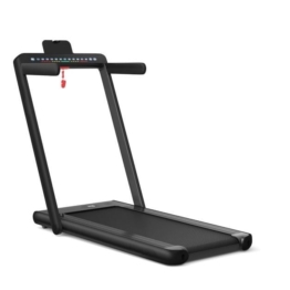 2 in 1 faltbares elektrisches Laufband Dual LED Display Oberfläche 40x100cm Bluetooth Lautsprecher Schwarz