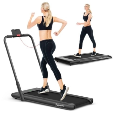 Coast 2-in-1 klappbares Laufband - 2,25 PS - 124,5 x 68,5 x 106,5 cm