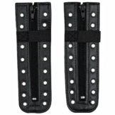 MFH Stiefel Schnellverschluss 8-Loch Kunstleder schwarz 1 Paar  = 2,25 €/Stück
