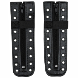 MFH Stiefel Schnellverschluss 8-Loch Kunstleder schwarz 1 Paar  = 2,25 €/Stück