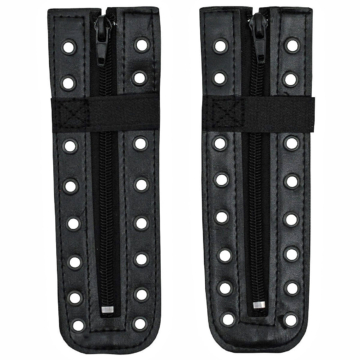 MFH Stiefel Schnellverschluss 8-Loch Kunstleder schwarz 1 Paar  = 2,25 €/Stück