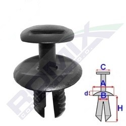ROMIX Clip VW,MERCEDES-BENZ,SKODA C60762 A0009913940,2E1857784,6J0853379