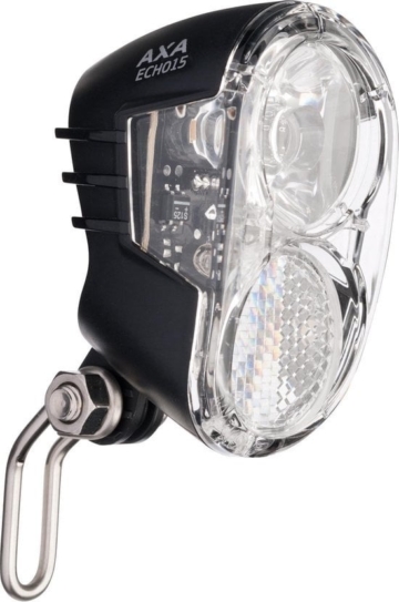 AXA Echo 15 Switch - Fahrradlampe Vorderlicht - LED Scheinwerfer - Dynamo - 15 Lux