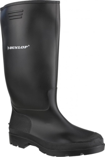 DUNLOP pvc Stiefel Pricemastor, 380PP, schwarz, pvc, Schafthöhe 38cm Größe 37