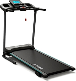 FITAGE Laufband - Walking Band - Walking Pad - 12km/h mit 3 Steigungsstufen - Laufband - Tretmühle elektrisch
