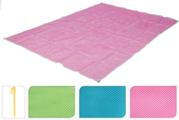 Sandfreie Strandmatte - rosa