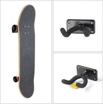Vesto® Skateboard Rack - Wandhalterung - Wandmontage - Skateboard/Longboard - Skateboardaufhängung - Aufhängesystem - Skateboardhalter - mit 3 Skateboardaufklebern