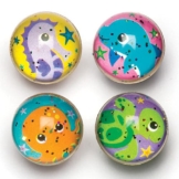 8 x Glitzerflummis "Sealife Buddies" | Mitgebsel