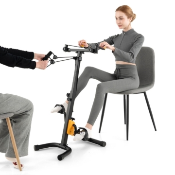 Coast Home Trainer mit Pedal Bewegung Trainer mit verstellbarem Griff 53 x 43 x 73-102 cm