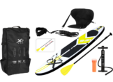 XQ Max Special Edition Sup board set - 6-teilig mit GRATIS SUP Stuhl - bis zu 150 kg - 320 cm - Aufblasbar - Gelb/Schwarz