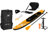 XQ Max Special Edition Sup board set - 6-teilig mit GRATIS SUP Stuhl - bis zu 150 kg - 320 cm - bis zu 150 kg - Aufblasbar - Orange/schwarz