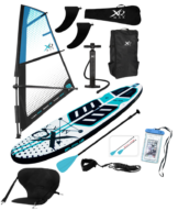 XQ max Sup Board INKL. Stuhl und GRATIS wasserfeste Handytasche - Extra fest - 305cm - Blau