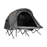 Coast 4-in-1-Wanderzelt für 2 Personen mit Abdeckung und Matratze 194 x 146 x 160 cm grau