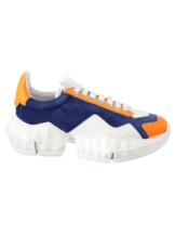 Electric Elegance Leather Mix Sneakers