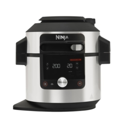 Ninja Multikocher, 7,5 Liter, 12 Garfunktionen, Smart Lid, edelstahl, OL650EU
