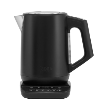 Ninja Wasserkocher, 1,7 Liter, 3.000 Watt, 6 voreingestellte Temperaturen, Warmhaltefunktion, schwarz, KT200EU