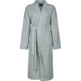 Cawö Bademäntel Damen Kimono Pure 5222 - Farbe: eukalyptus - 450 - S