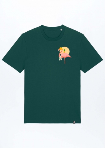 Flamingo Summer Basic T-Shirt aus Bio Baumwolle, Bio Baumwolle