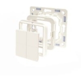 Adapter Busch-Jaeger, für Blu Wall Switch 4 Wandtaster