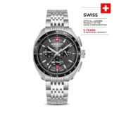 DEFENDER 41 MM STAINLESS STEEL CASE SILVER COLOR METAL BRACELET