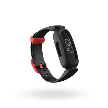 Fitbit Ace 3 - Aktivitäts-Tracker für Kinder - sport black and red