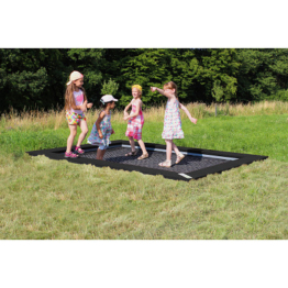 Hally-Gally Bodentrampolin "2000 Mini", Schwarz, Schwarz