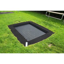 Hally-Gally Bodentrampolin "2012", Schwarz, Schwarz