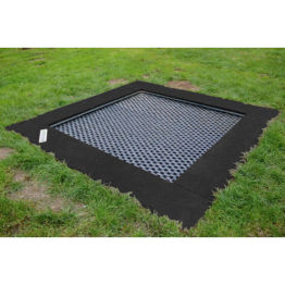 Hally-Gally Bodentrampolin "2014", Schwarz, Schwarz
