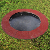 Hally-Gally Bodentrampolin "Circus", Rot-Braun, Schwarz