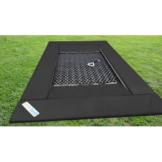 Hally-Gally Rollstuhl-Bodentrampolin "Vario", Schwarz, Schwarz
