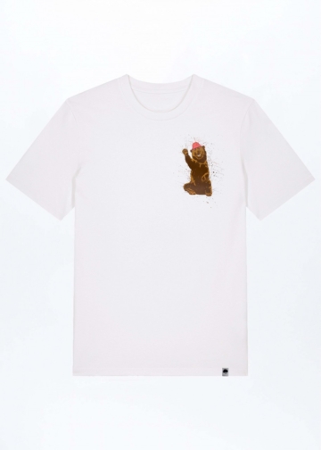 Happy Bär Basic T-Shirt aus Bio Baumwolle, Baumwolle