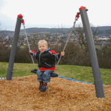 Huck Seiltechnik Einzelschaukel "Mini-M", Mit Sicherheits-Schaukelsitz