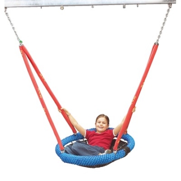 Huck Seiltechnik Schaukelsitz "Mini-Vogelnest", Aufhängehöhe 250 cm, Blau