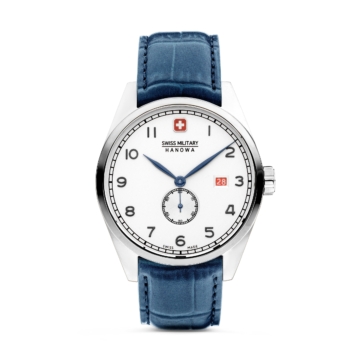 Swiss Military Hanowa Quarzuhr LYNX, SMWGB0000702, Armbanduhr, Herrenuhr, Schweizer Uhr, Swiss Made, Datum, Saphirglas, blau