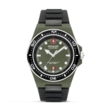 Swiss Military Hanowa Quarzuhr OCEAN PIONEER, SMWGN0001181, Armbanduhr, Herrenuhr, Schweizer Uhr, Swiss Made, Datum, Saphirglas, oliv