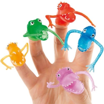 Fingerpuppen "Monster" (10 Stück) Halloween Mitgebsel