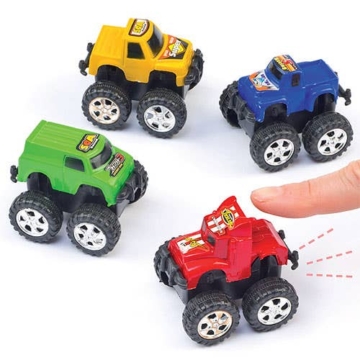 Mini-Aufziehautos "Monster-Trucks" (5 Stück) Mitgebsel