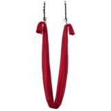 AerialX Yoga-Tuch "Aerialyoga", Dunkelrot, Mit 2 Deckenankern