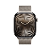 Apple Watch Series 10 LTE 46mm Natural Titangehäuse mit Natural Milanese Loop - S/M
