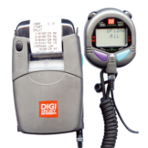Digi Sport Thermodrucker mit Stoppuhr, Drucker mit Stoppuhr PC 111