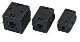Ferrit-Ringkern 6,5mm, schwarz, eckig --