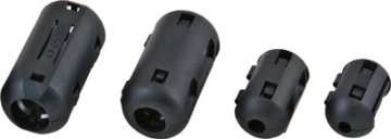 Ferrit-Ringkern 9,5mm, schwarz, rund --