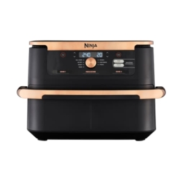 Ninja Deluxe Schwarz & Kupfer Foodi FlexDrawer Heißluftfritteuse 10,4 L AF500EUDBCP