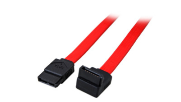 SATA Anschlusskabel, 2x SATA 7, St.-St. -- 0,5m, rot