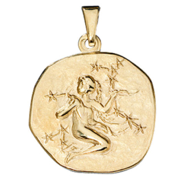 SIGO Anhänger Sternzeichen Jungfrau 333 Gold Gelbgold Sternzeichenanhänger
